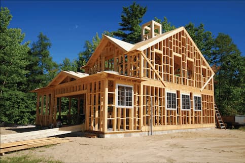 Two-story residential home framing contractor project in Northern California